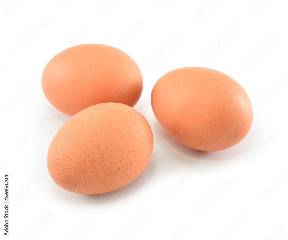 Eggs isolated on white background Eggs isolated on white background