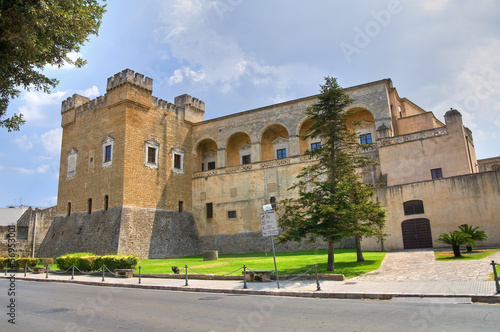 Картината върху платно Norman-Swabian Castle. Mesagne. Puglia. Italy.