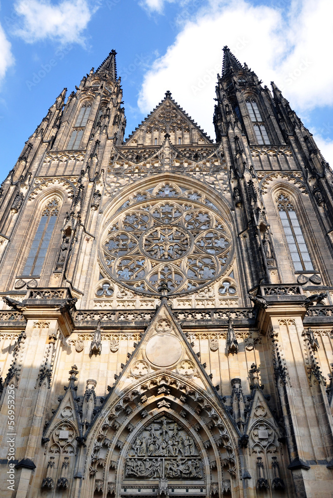 Fototapeta premium St. Vitus Cathedral, Prague, Czech Republic, Europe