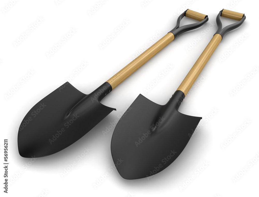 Shovel (clipping path included) Shovel (clipping path included)