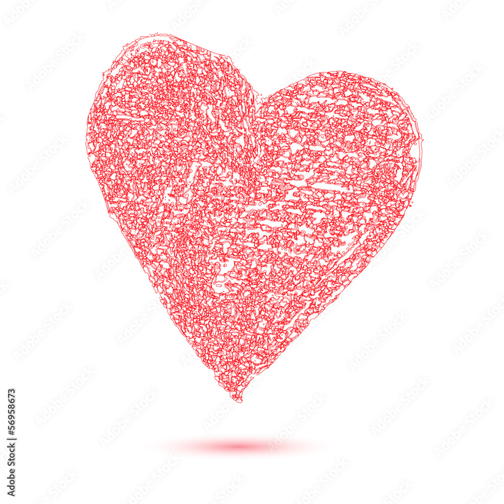 heartheart shape design for love symbols