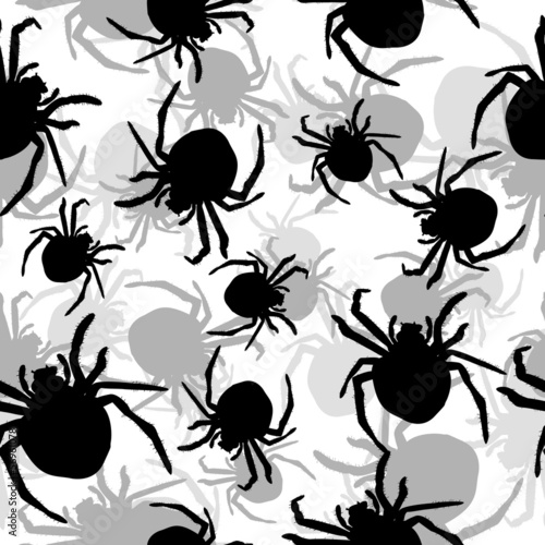 Background with spiders © hibrida
