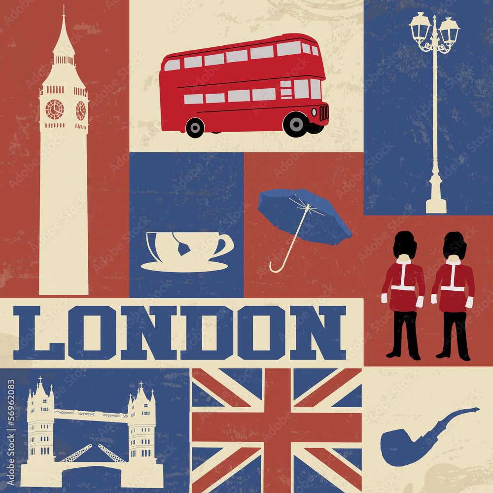Fototapeta premium London Symbols Poster