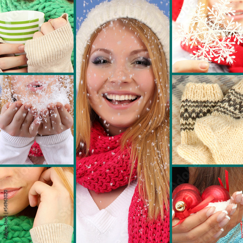 Winter collage