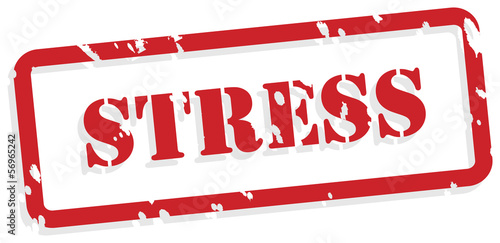 Stress Rubber Stamp