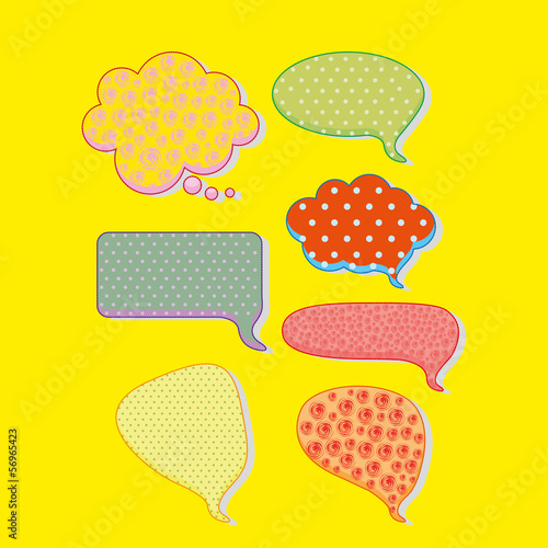 text balloons
