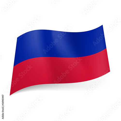 State flag of Haiti.