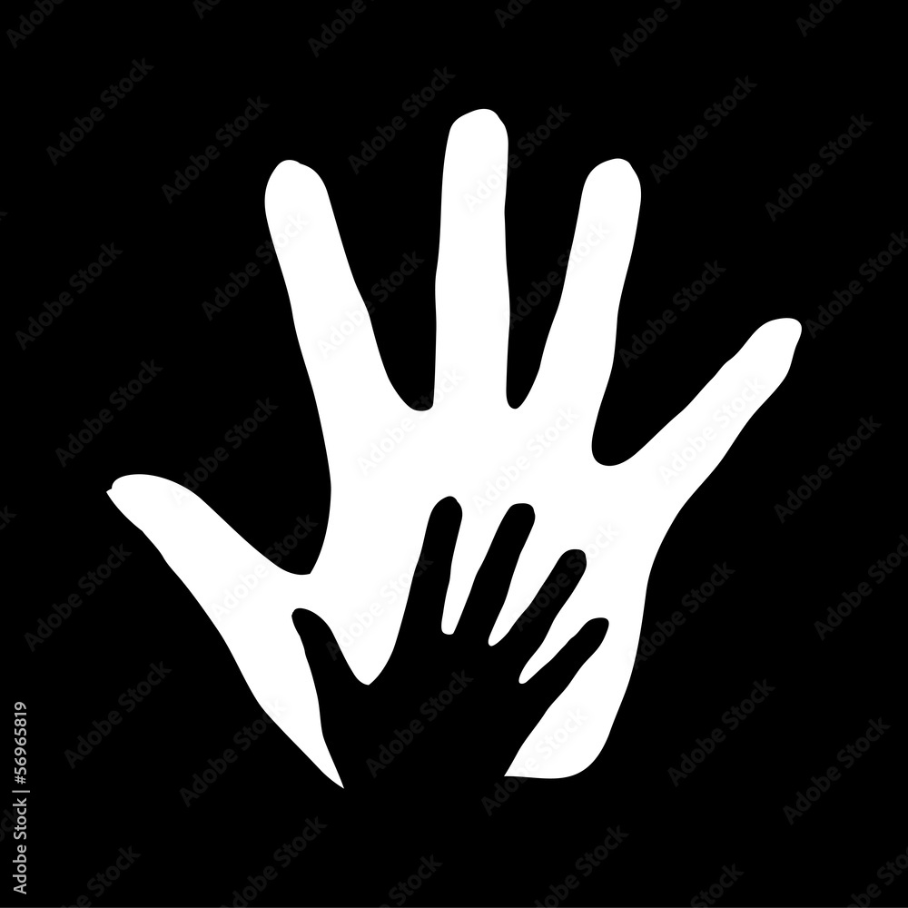 Helping hand. Helping hand.