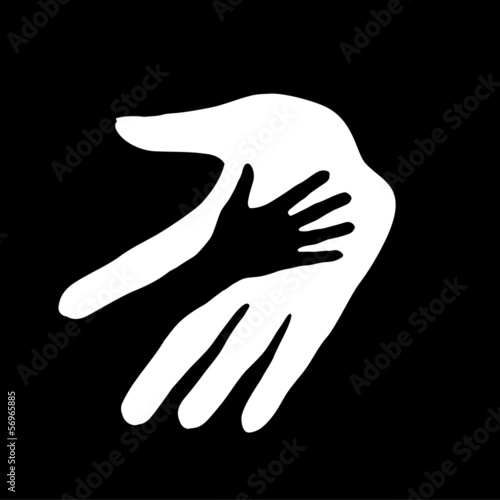 Helping hand.