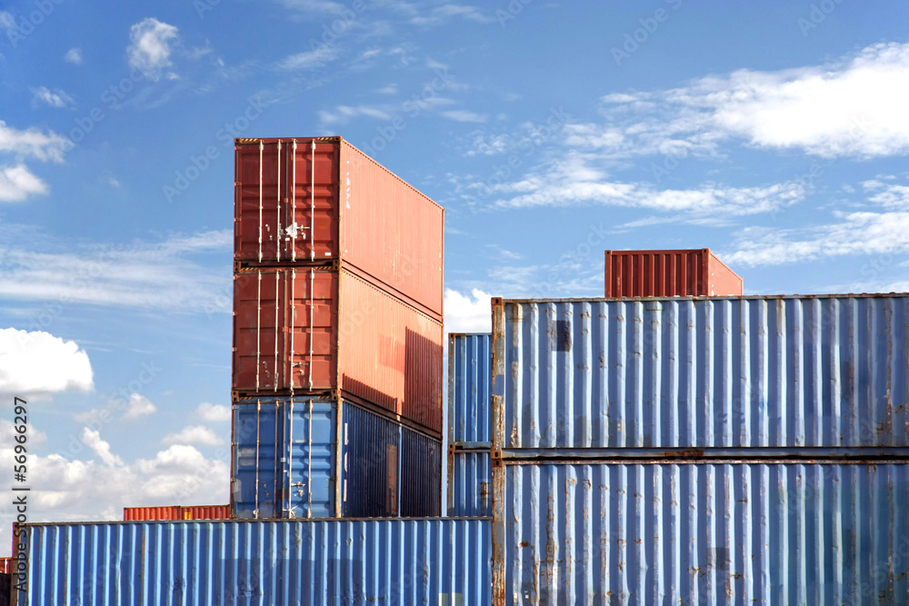Fototapeta premium Containers