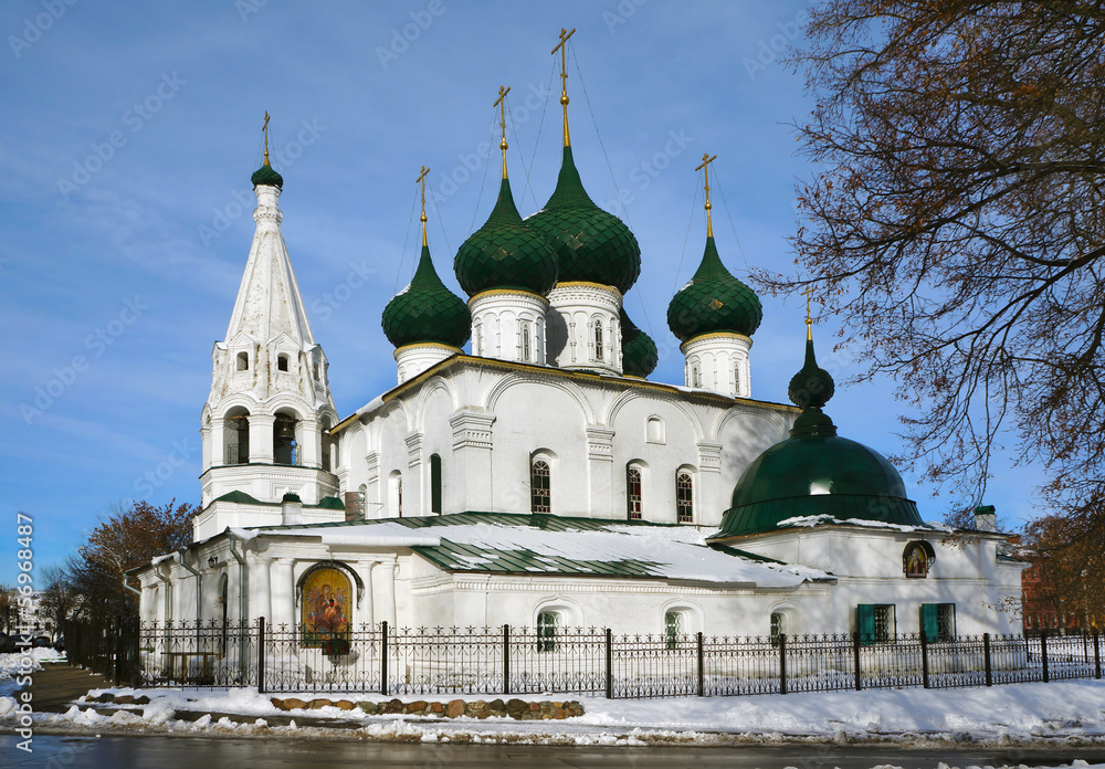 Old church, winter Old church, winter