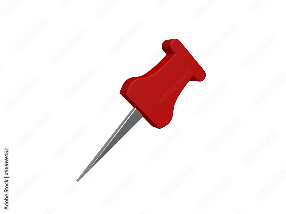 red pushpin red pushpin