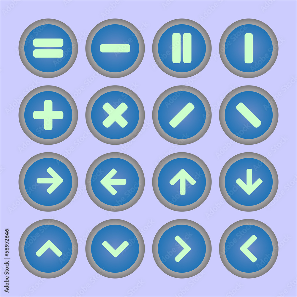 set of buttons with arrows icons set of buttons with arrows icons