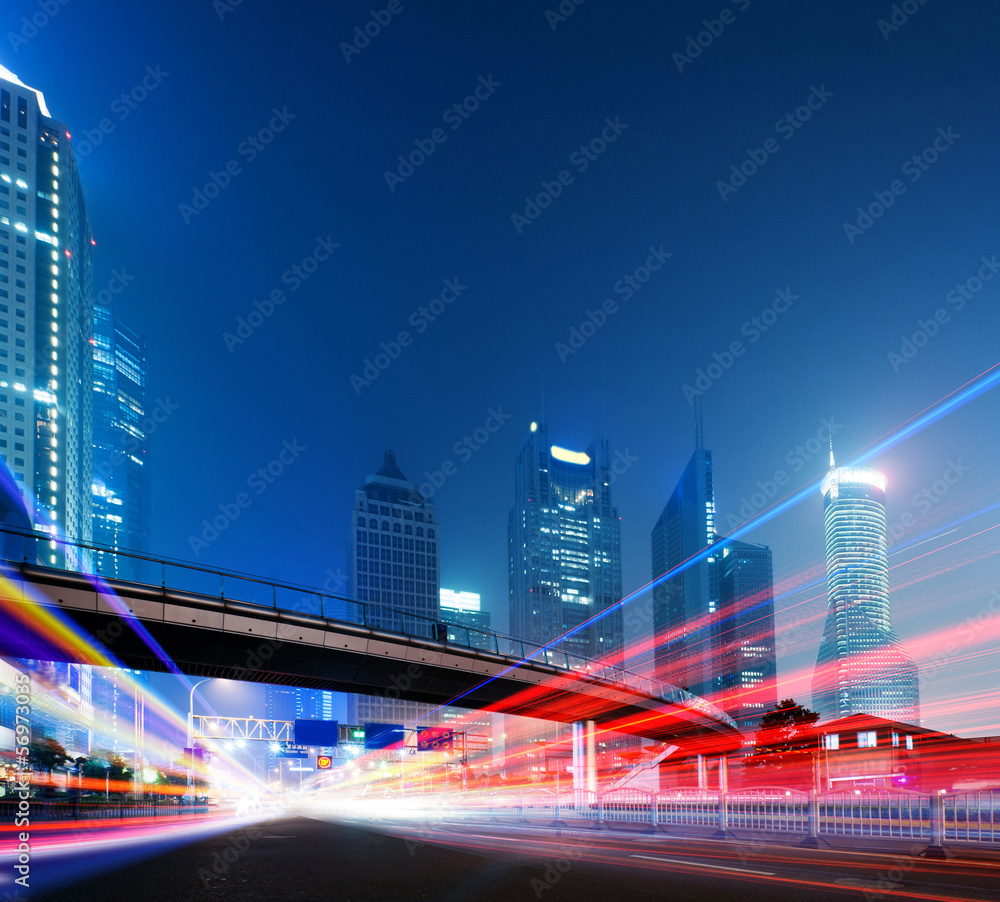 Fototapeta premium the light trails