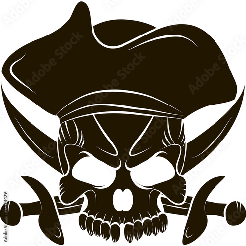 Pirate Skull and Swords