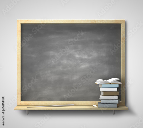blank blackboard
