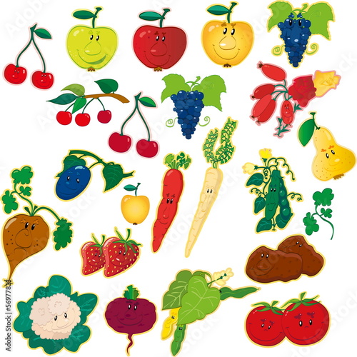 Fruits and vegetables