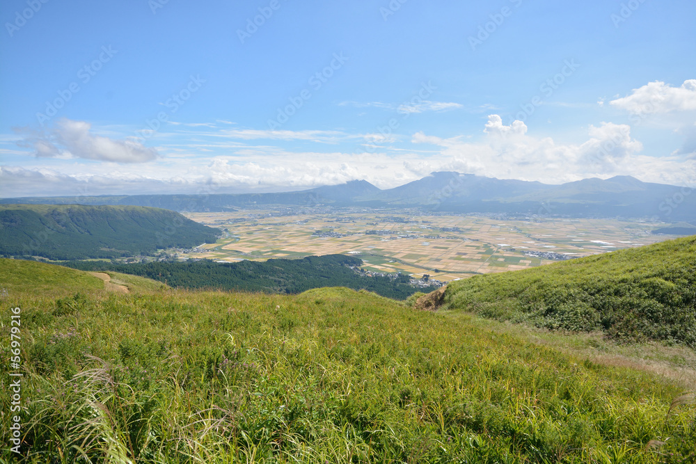 Obraz premium 阿蘇大観峰