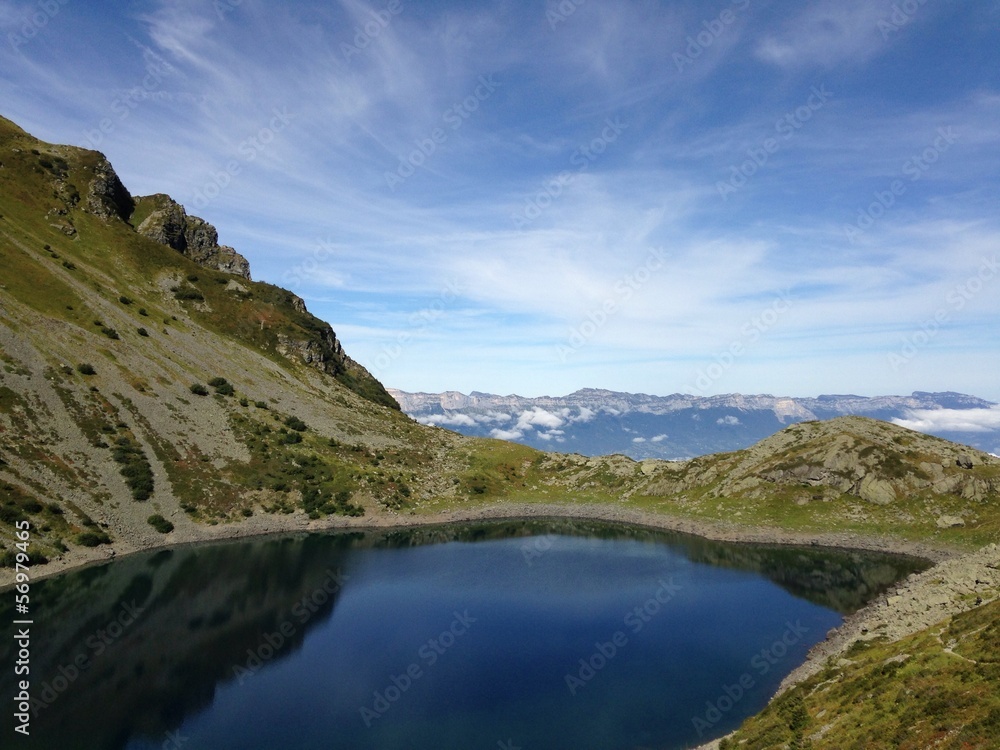 Lac de Crop Alpes