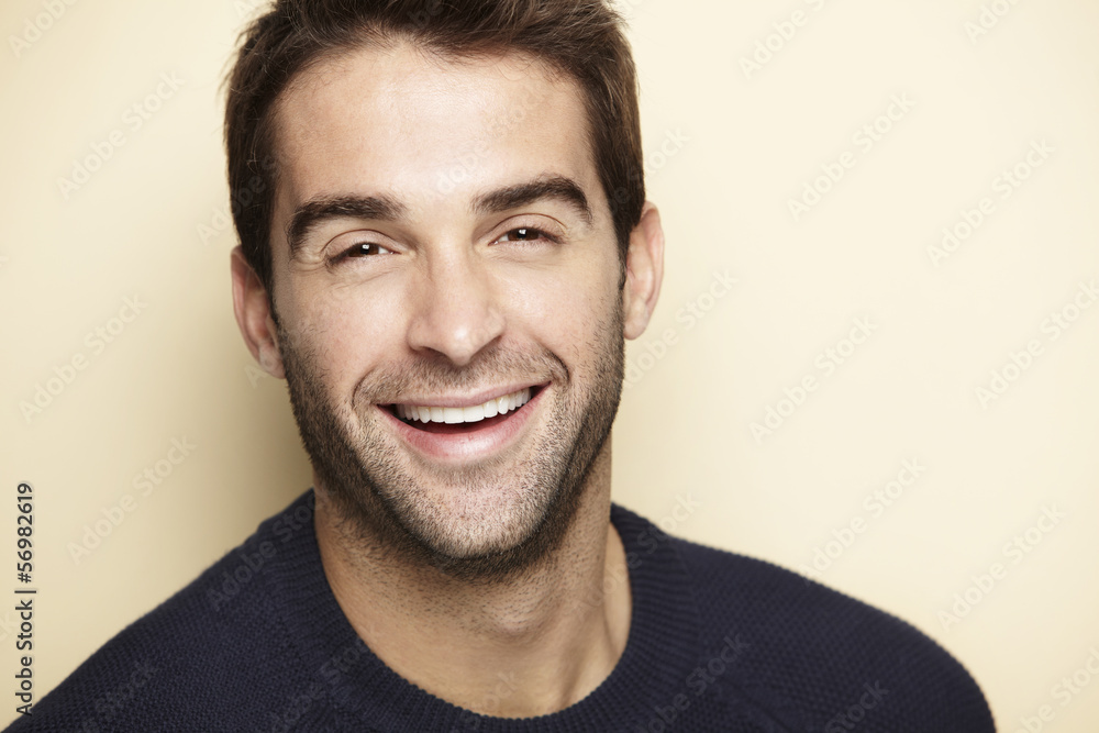 Fototapeta premium Portrait of an attractive man