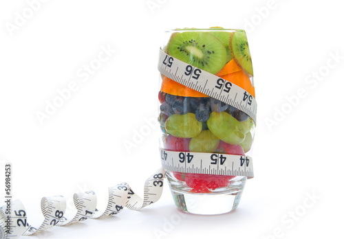 Fruits in a glass