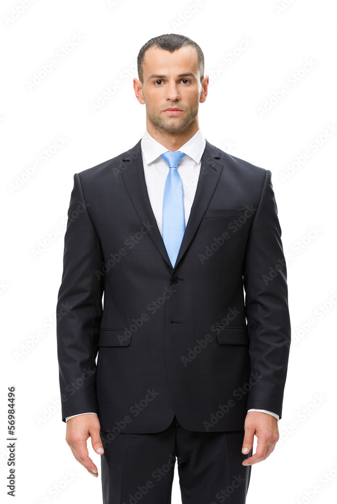 Half-length portrait of serious looking businessman Half-length portrait of serious looking businessman