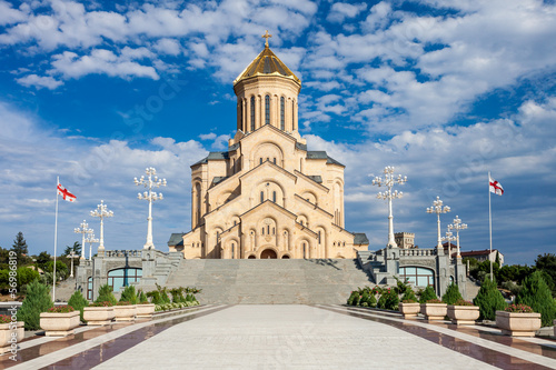 The Holy Trinity Cathedral of Tbilisi, Georgia photo