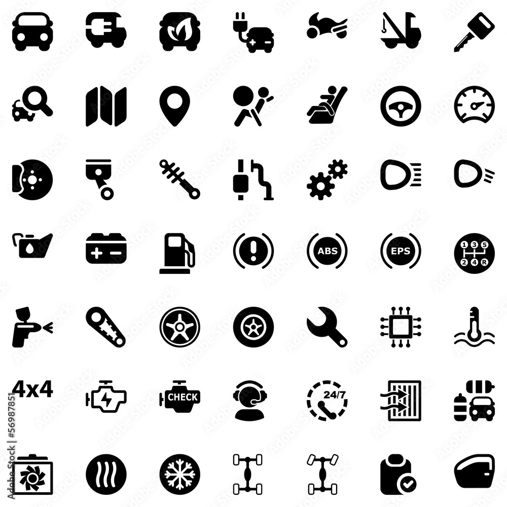 iconset automobile black iconset automobile black