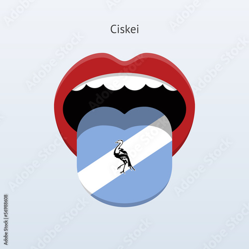 Ciskei language. Abstract human tongue. photo