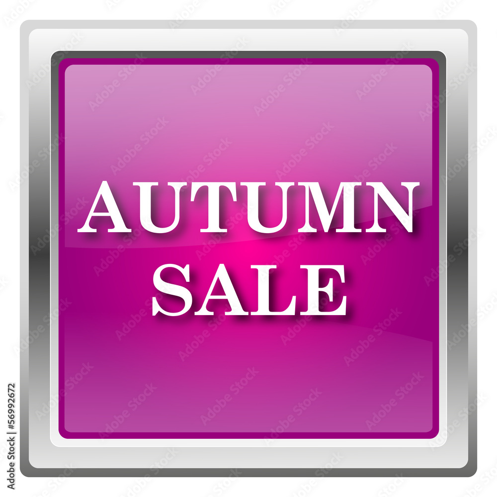 Autumn sale icon