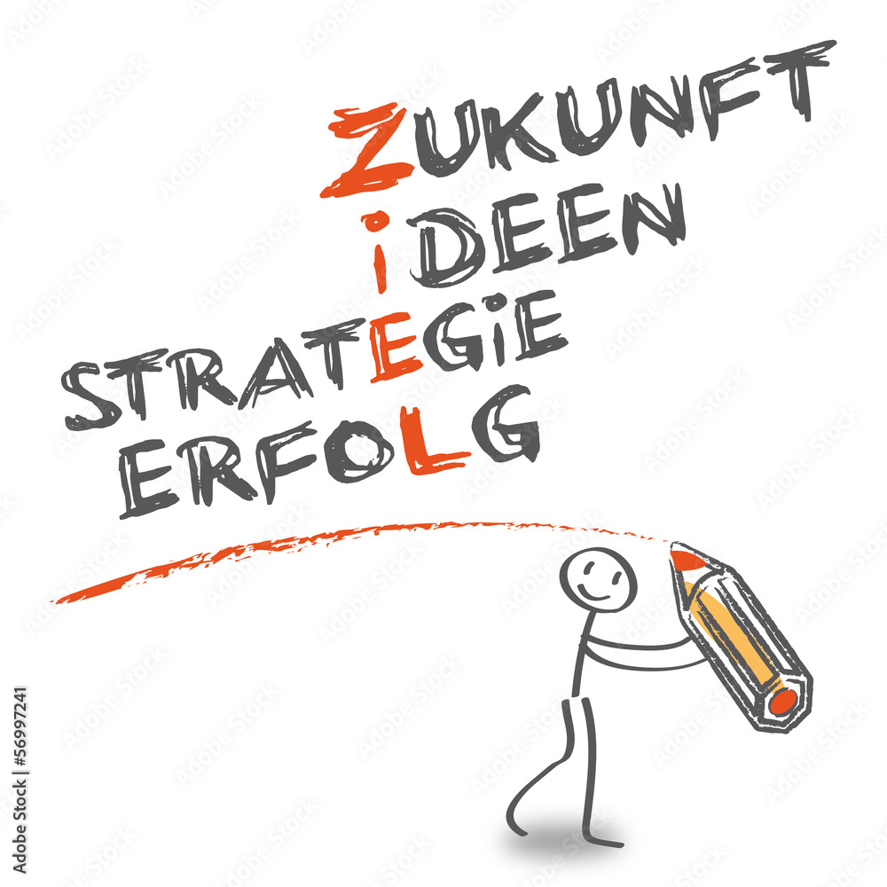 Zukunft gestalten Stock-Vektorgrafik | Adobe Stock