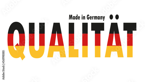 Qualität made in Germany - Vektor