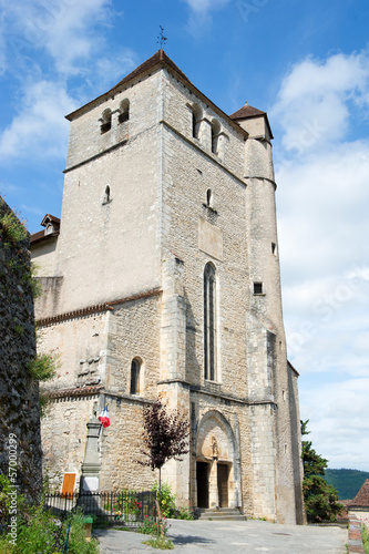French church Saint-cirq-Lapopie