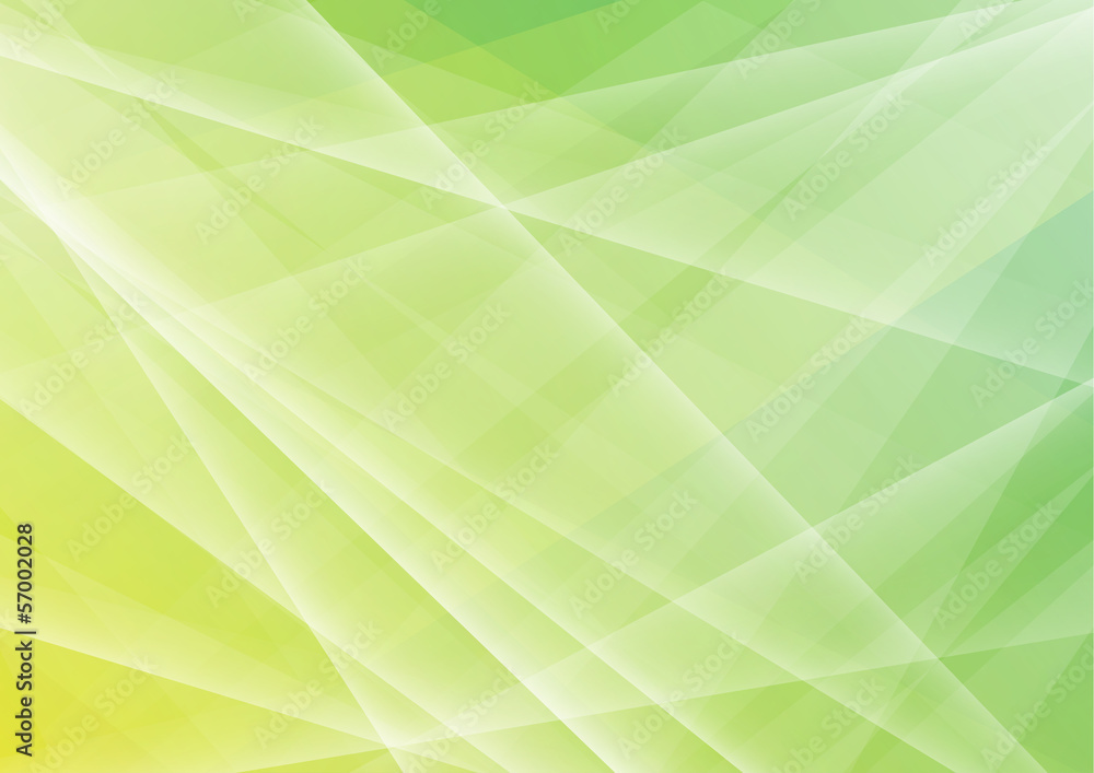 Fotografie Abstract Green Polygon Shapes Background
