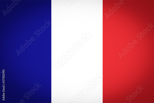 French flag vignetted photo