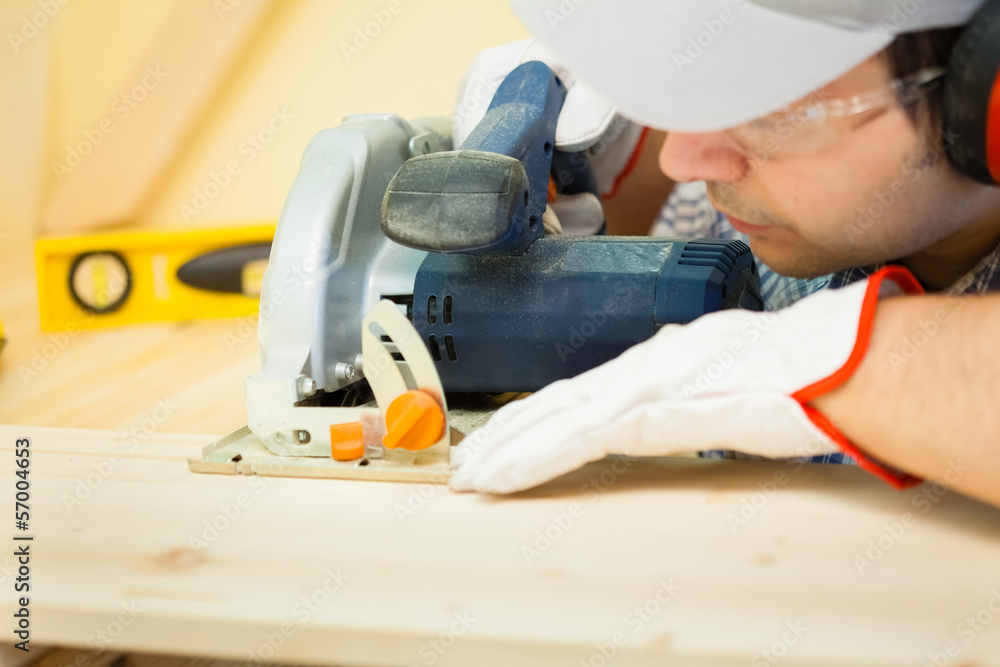 Carpenter at work Carpenter at work