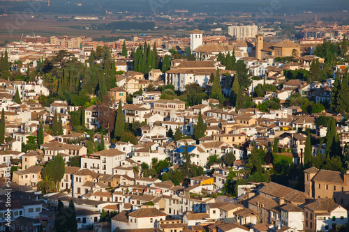 Fototapeta Naklejka Na Ścianę i Meble -  Wide View of Granada, Spain