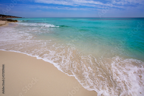 Formentera es Mitjorn beach turquoise © lunamarina