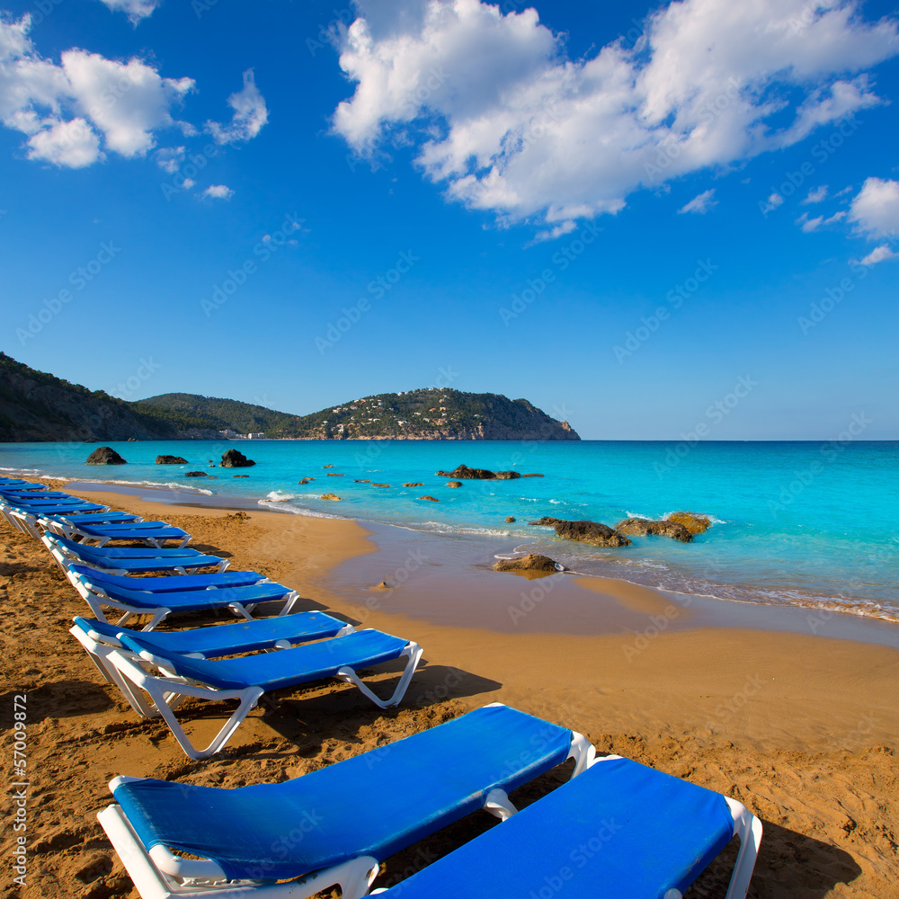 Obraz premium Ibiza Aigues Blanques Aguas Blancas Beach at Santa Eulalia