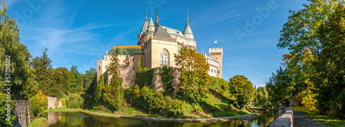 Panorama View at The Bojnice Castle photo