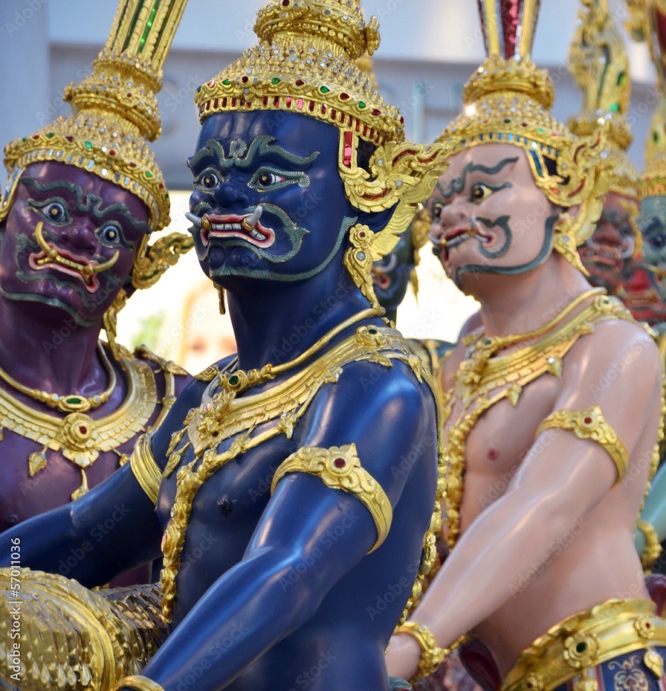 Image of Thai colourful giants