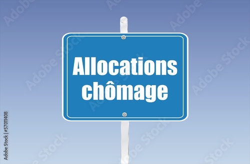 panneau allocations chômage