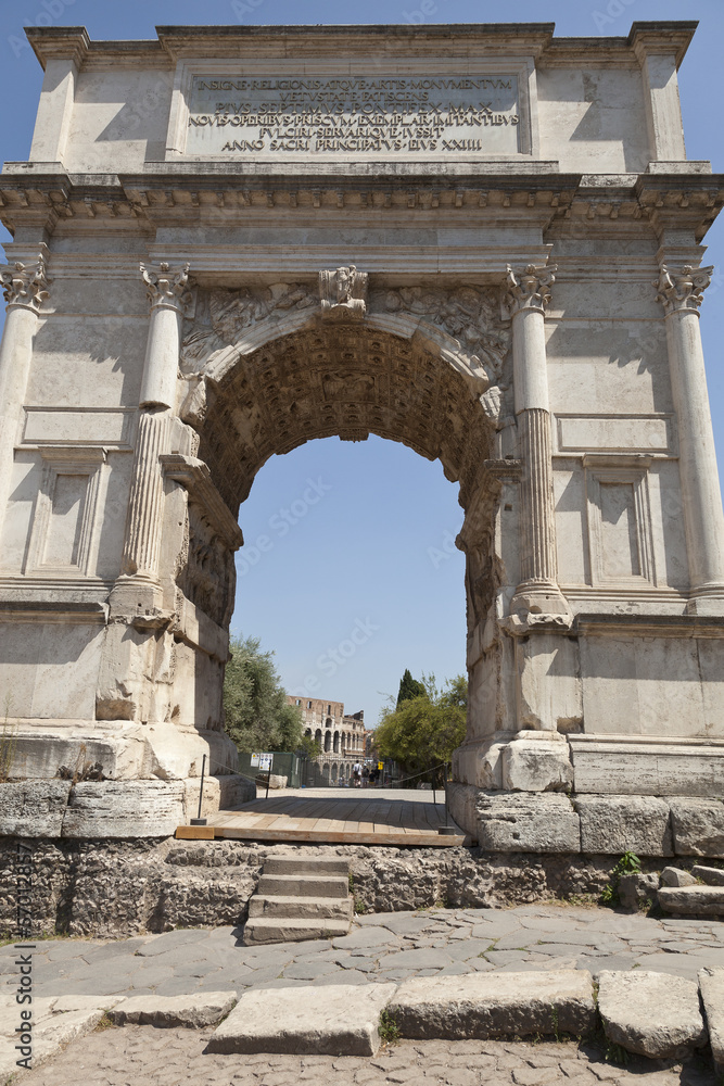 Arco de Tito. Foro de Roma