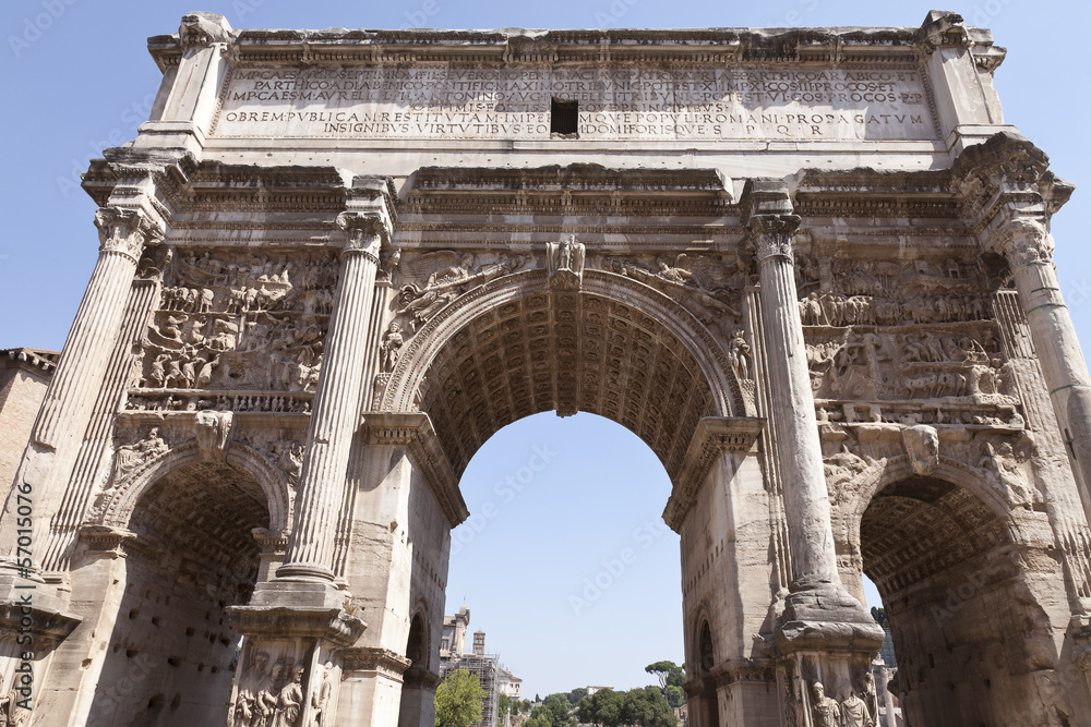 Arco de Septimio Severo. Foro de Roma