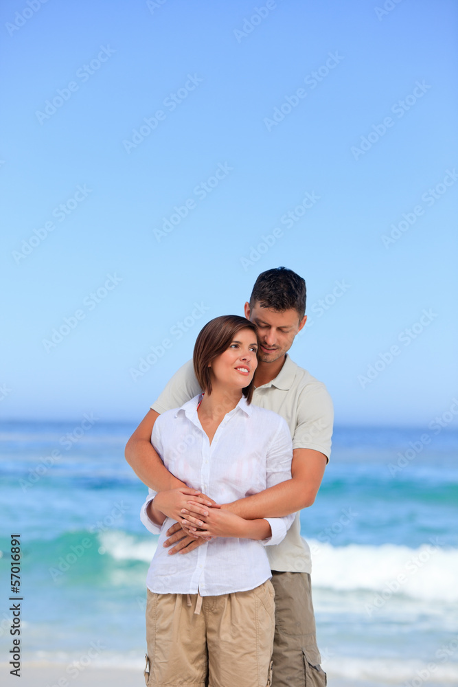 Lovely couple at the beach Lovely couple at the beach
