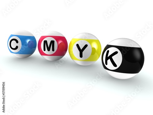 Cmyk Publishing Shows Printing And Printer Ink