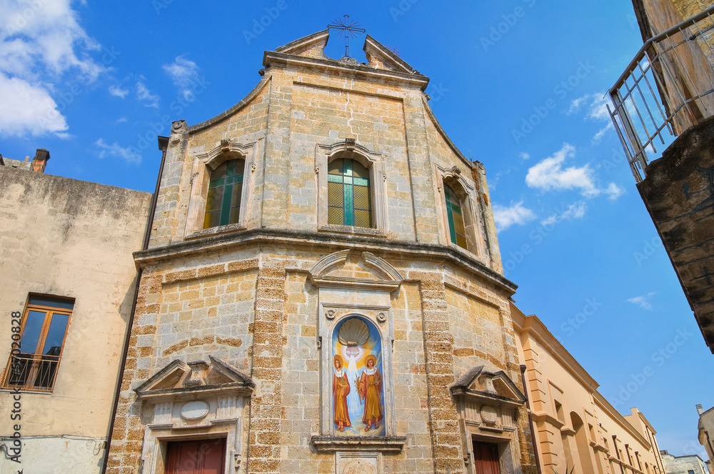Church of SS. Cosma e Damiano. Mesagne. Puglia. Italy.