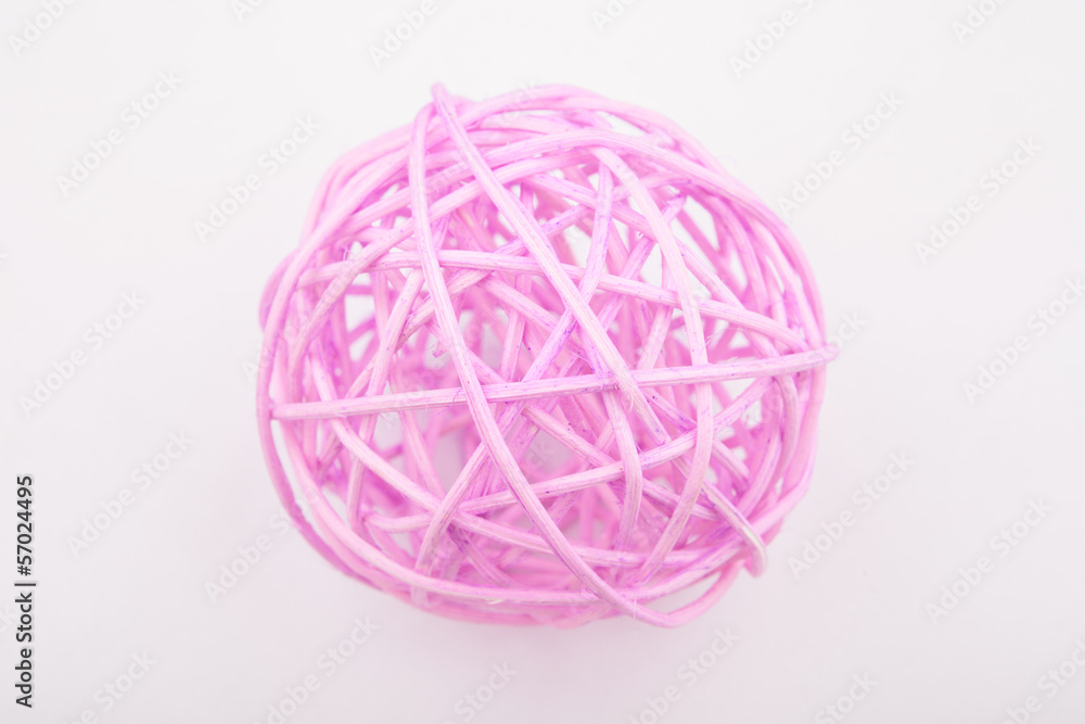 Pink decoration ball