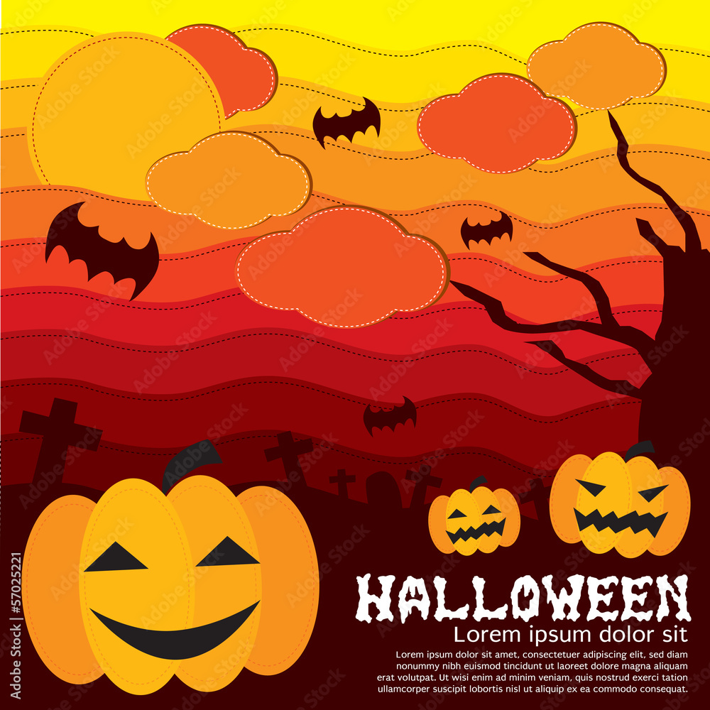 Halloween Concept Vector Illustration.EPS10