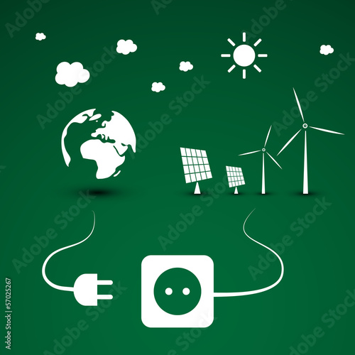 Eco Energy - Vector Illustration